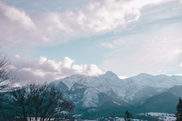 Tatry in de winter, shot make met Kasprowy, Zakopane