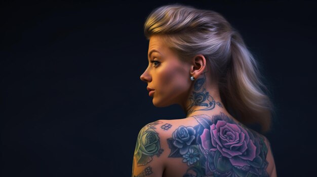 Photo tattoo art