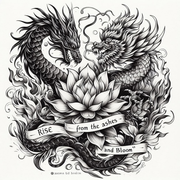 Photo tattoo design