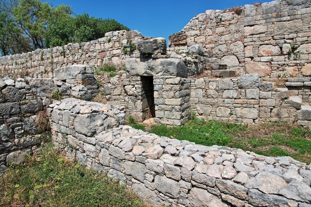 Taxila Dharmarajika stupa en klooster Pakistan