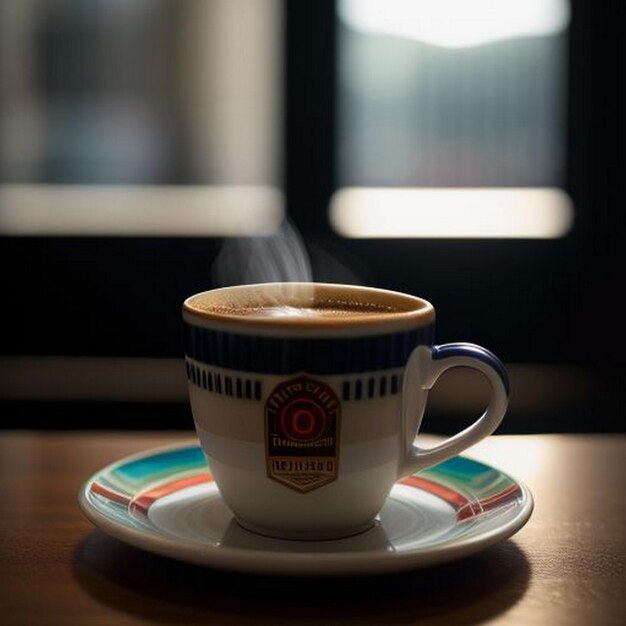 Foto taza di cappuccino