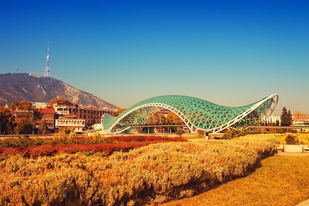 Tbilisi city in autumn, Georgia country