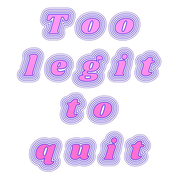 Foto te legitiem om te stoppen met png retro lettertype
