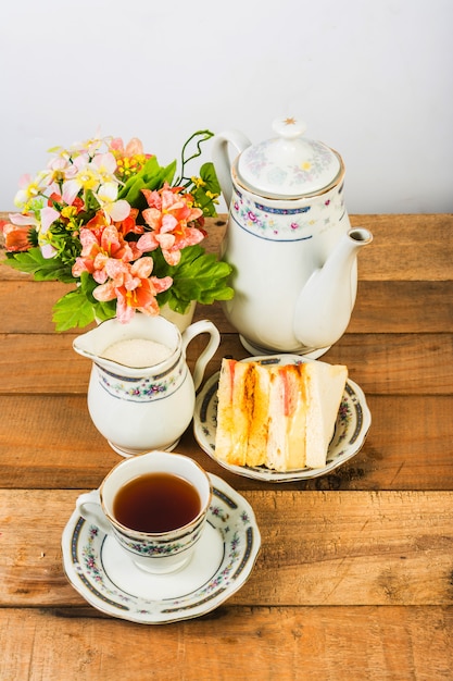 お茶の組成、お茶セット