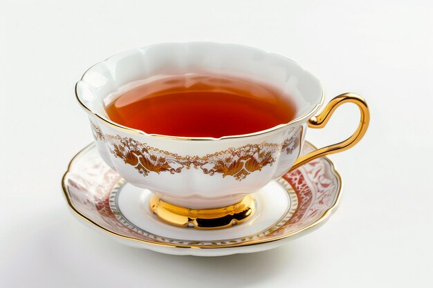 Tea Cup On White Background