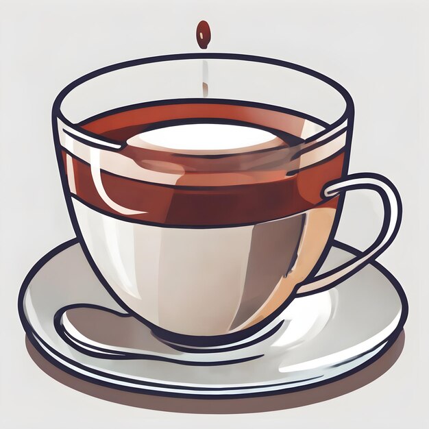 Tea Drink cartoon Icon Very Cool