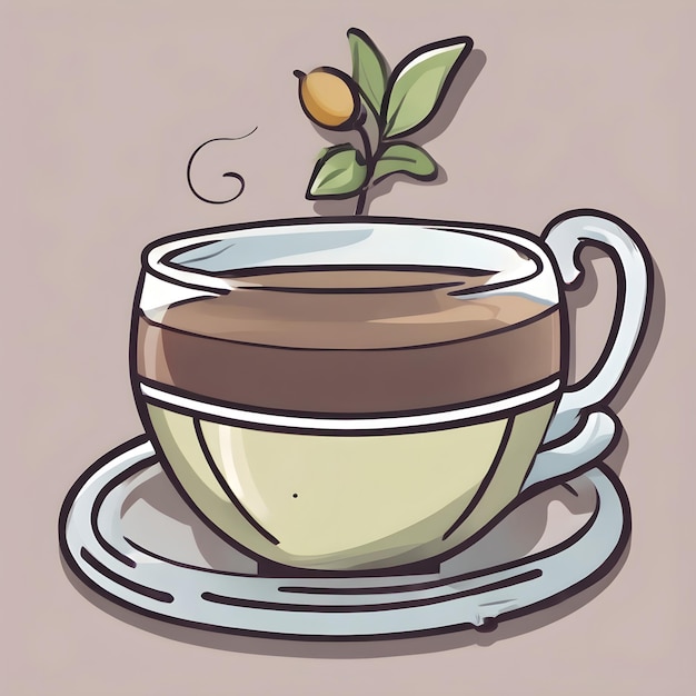 Tea Drink cartoon Icon Very Cool