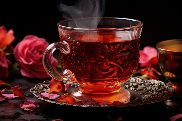 Tea is a beverage obtained by boiling brewing infusing the leaf of a tea bush Black green floral herbal Leisure health properties therapeutic midditya Fruity berry Organic refreshing drink