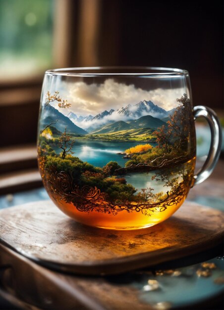 Tea Mug Elegant Design