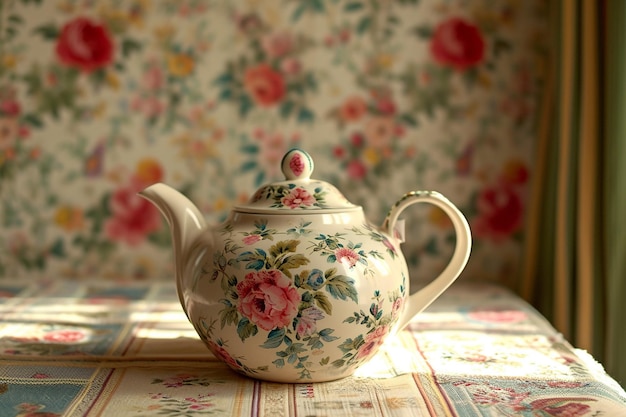 Photo tea pot wallpaper