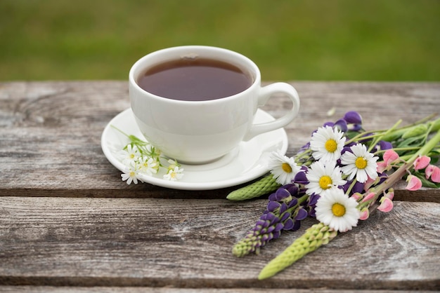 お茶の時間、お茶。