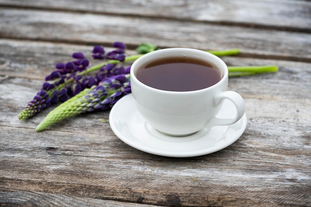 お茶の時間、お茶。