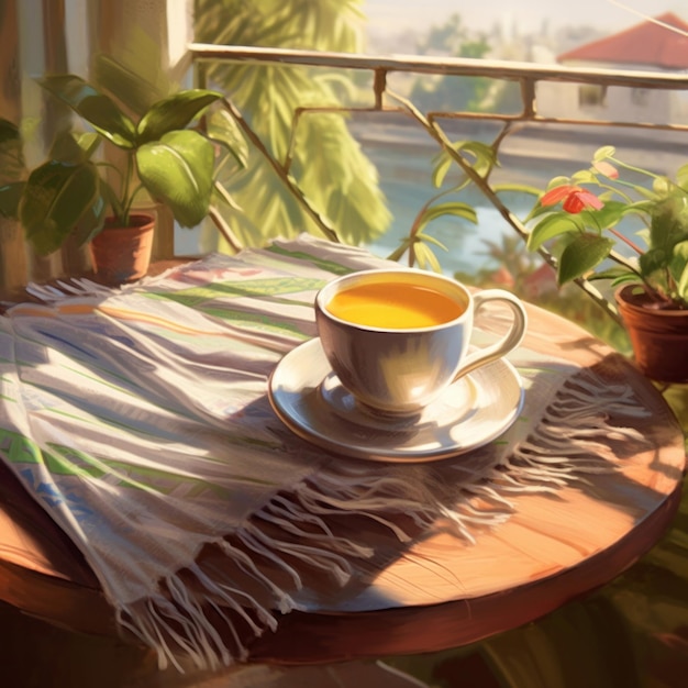 Tea time photos with calm and chilling vibe for meditation moment