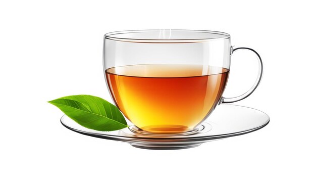 tea on White background