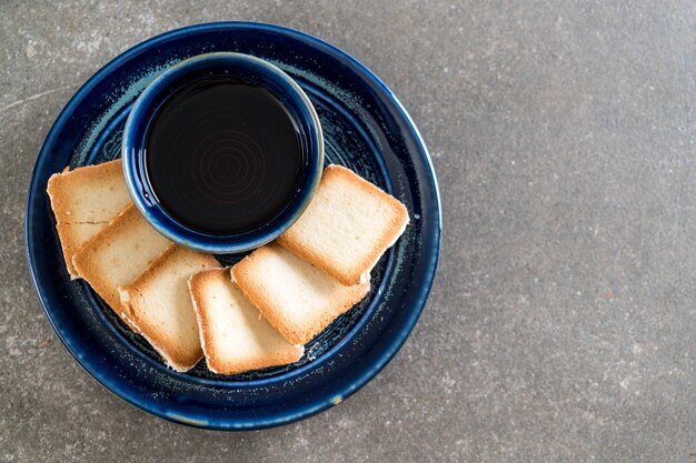 tea with biscuit