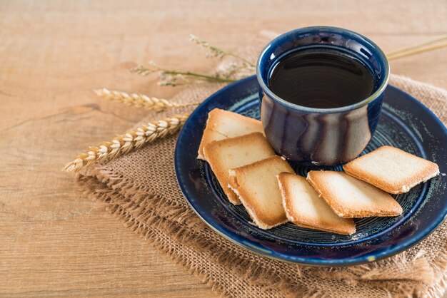 tea with biscuit