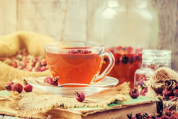 Tea with a dog rose