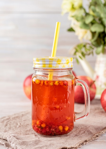 Tea with sea buckthorn