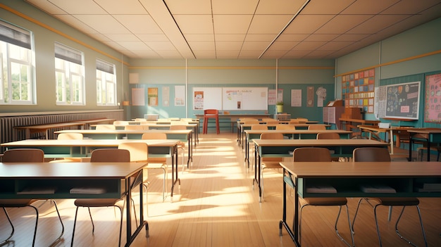 The Teacher's Rest An Empty Classroom Story