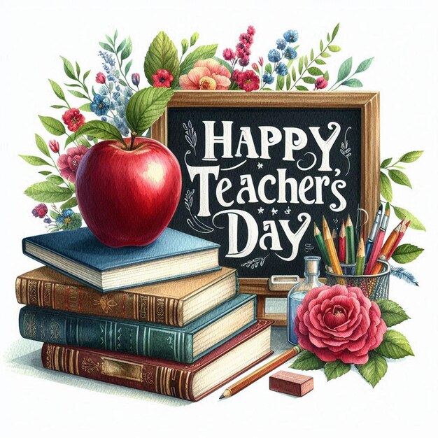 Teachers day background digital art