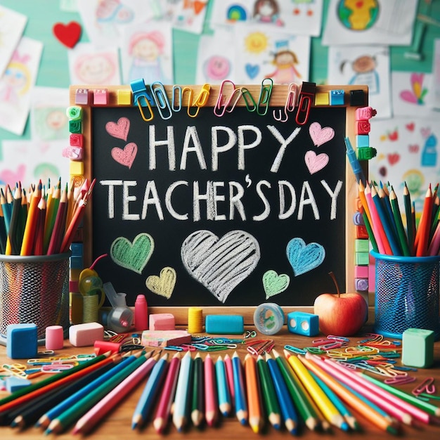 Teachers Day background image