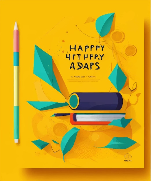 teachers day banner design template