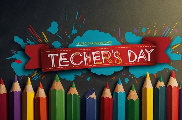 Photo teachers day banner photo