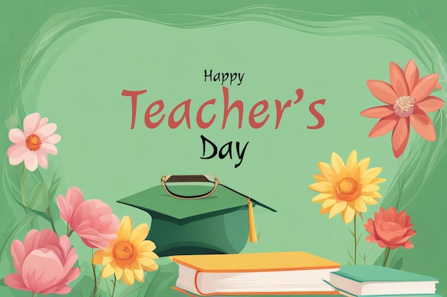 Дизайн плаката на День учителя