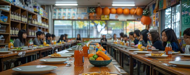 Photo teachers gathered for a special breakfast background