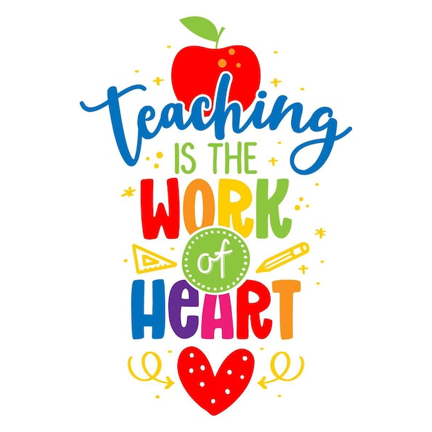 Photo teaching is the work of heart colorful calligraphy design