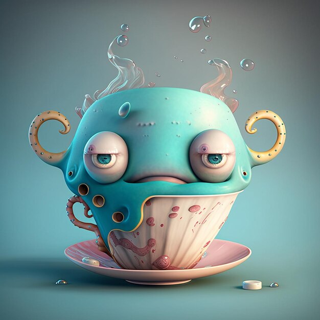 A teacup Character