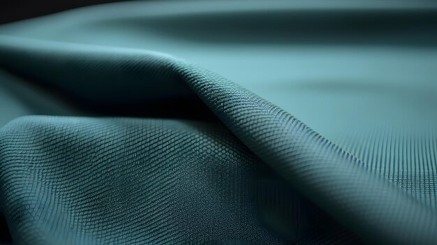 A teal and black fabric with a black stripe.