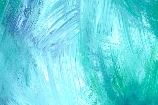 Teal brush stroke textured background