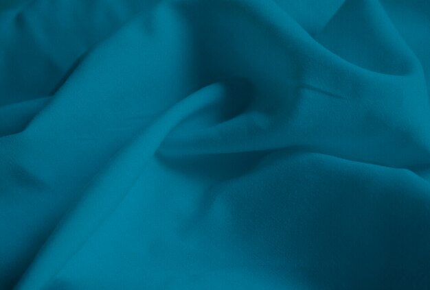 Teal Color fabric texture background