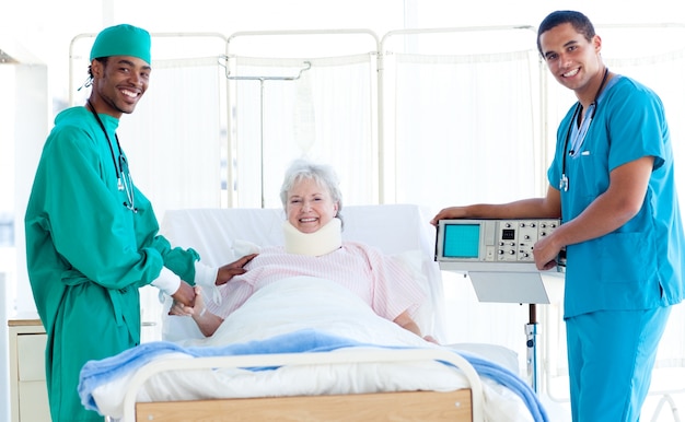 Team of Doctors with a Patient