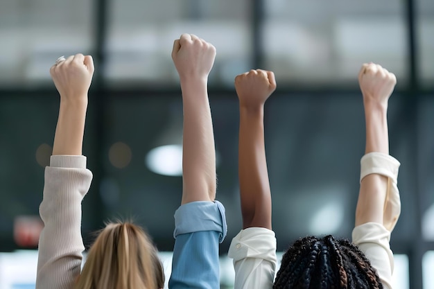 사진 성공을 축하하는 전문가 팀 개념 비즈니스 성과 팀 성공 축하 기업 문화 그룹 성과