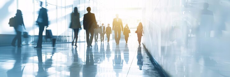 専門家のチームが現代の企業環境で 集中力とドライブを発揮しています