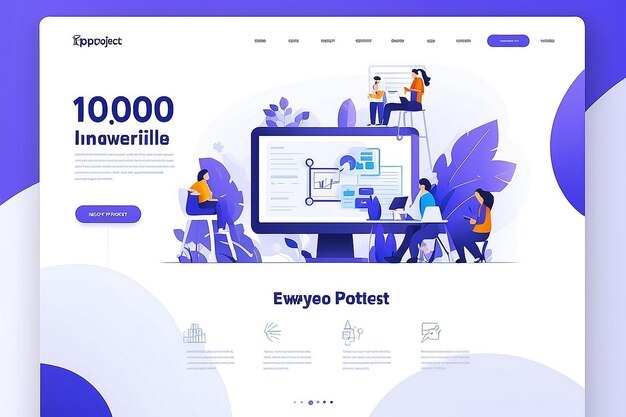 Teamwork Project web seo landing page website