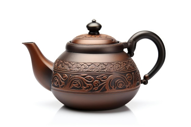 Teapot on White Background