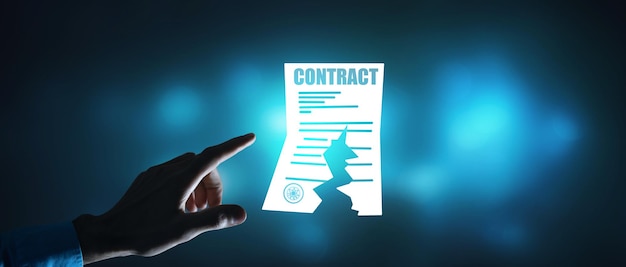 Tearing in half contract agreement