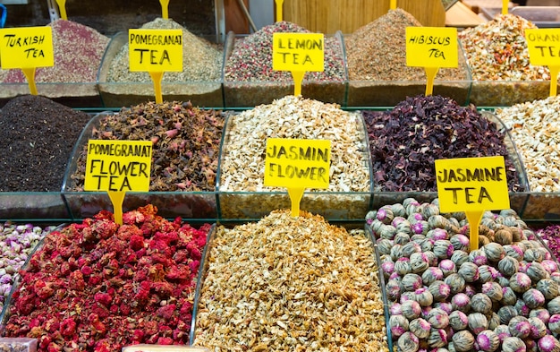 Чай с базара специй в Стамбуле