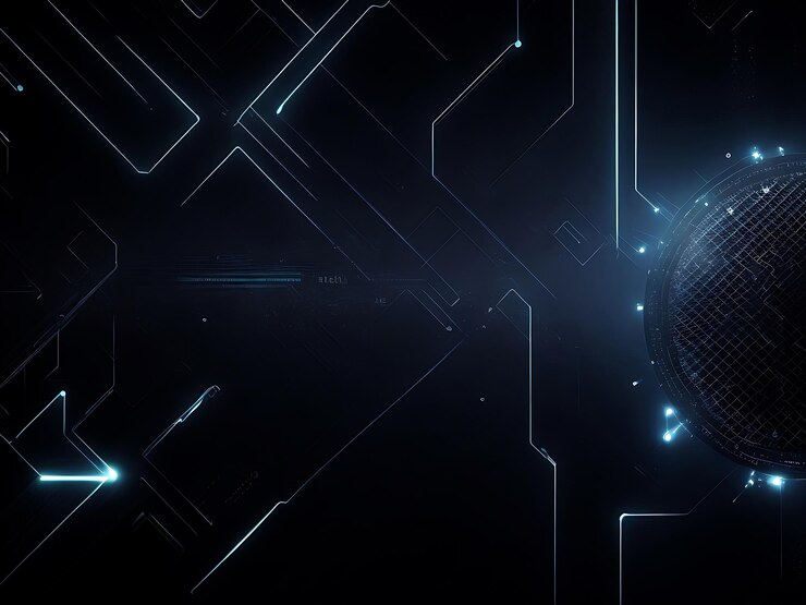 テクノロジーの抽象的な背景と暗号技術の背景 Ai Generator