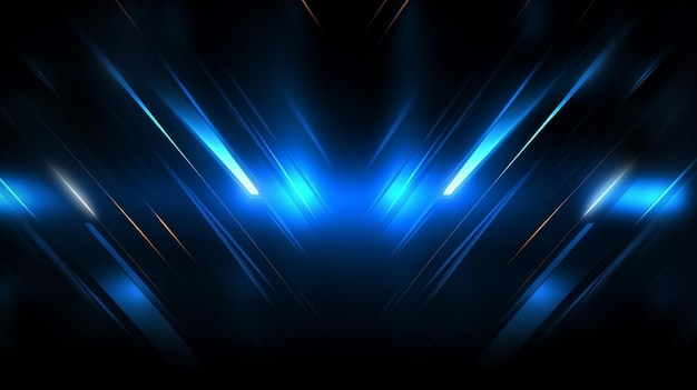 Tech background image Simple style Black and blue