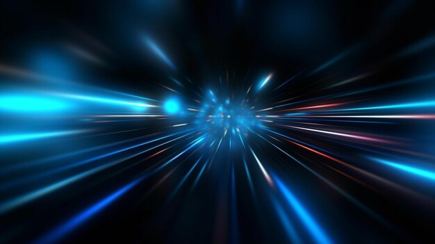 Tech background image Simple style Black and blue