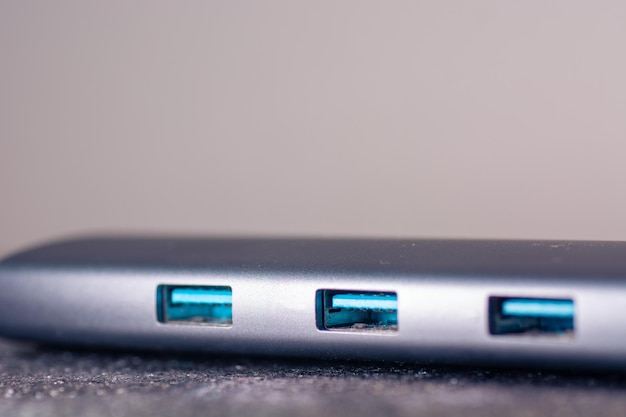 Tech Essentials Detailed Capture of USB Port
