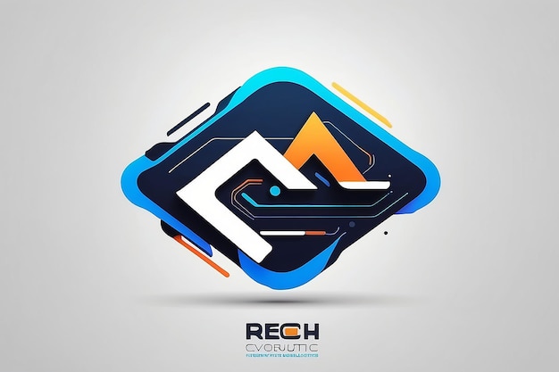 Логотип технического стартапа