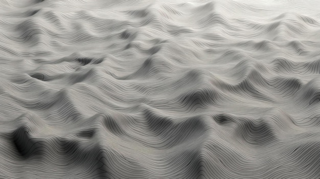 Tech topographic 3d relief abstract background Generative AI