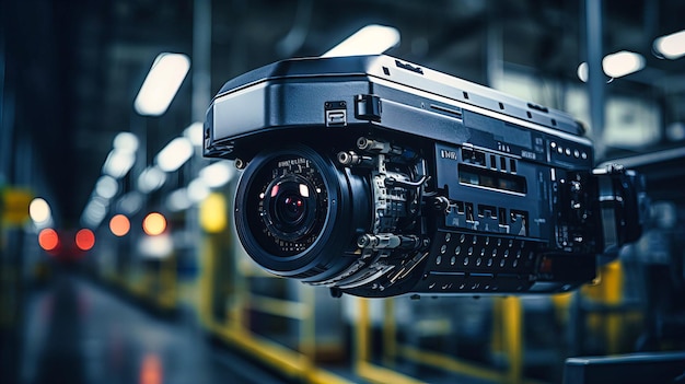 Techdriven surveillance systems ensuring safety in large factories