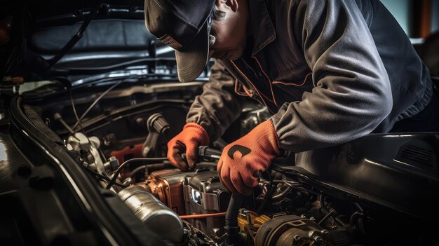 Technician battery service