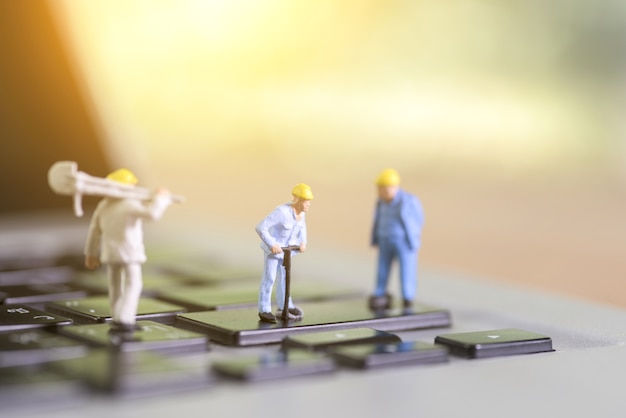  technician repairing computer